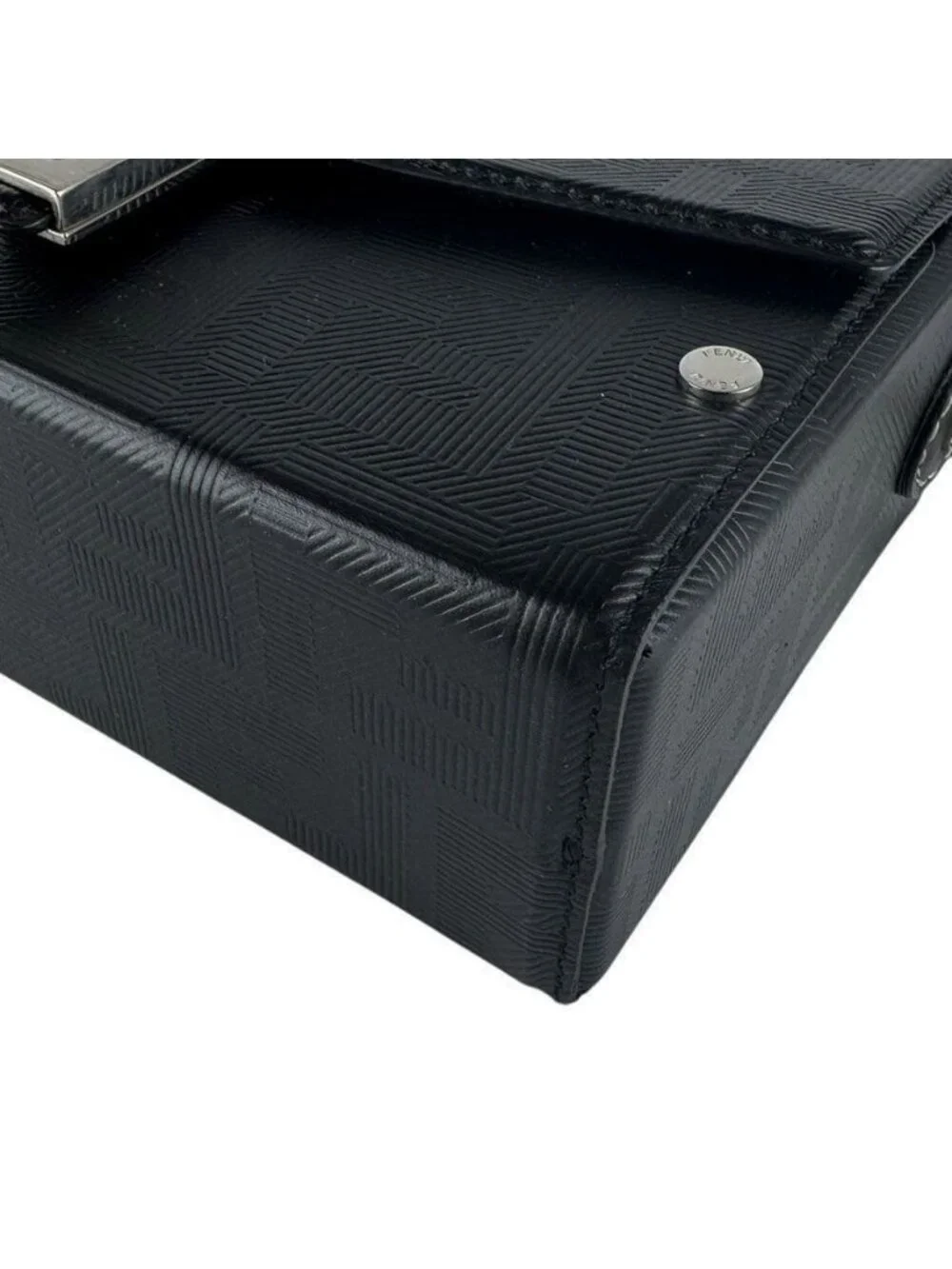 Fendi Shoulder Bag Baguette Soft Trunk
